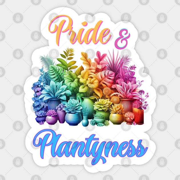 Pride & Plantyness Sticker by GeekGirlsBazaar